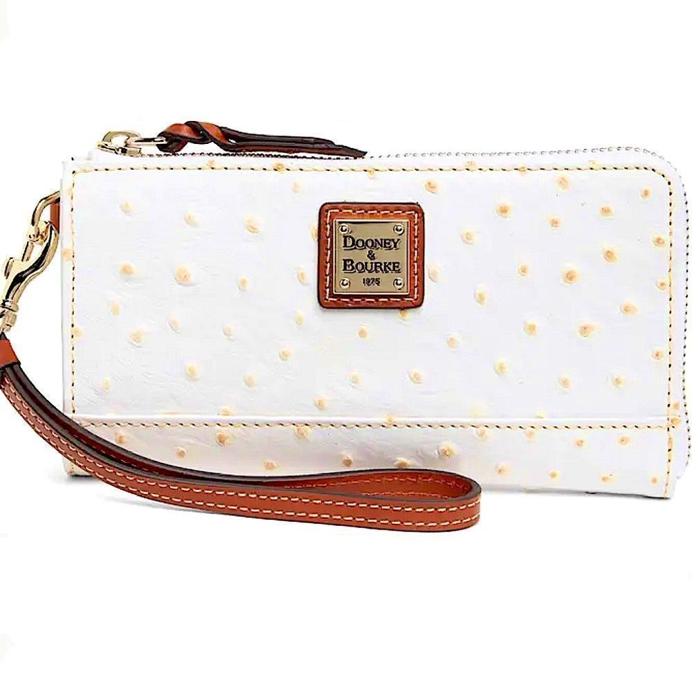Dooney & Bourke Ostrich Zip Wristlet